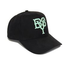 Load image into Gallery viewer, BYS Tiffany/Black Suede Hat
