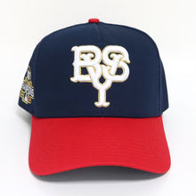 Load image into Gallery viewer, BYS &quot;Braves&quot; Hat Blue/Red
